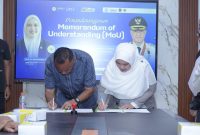Penandatanganan MoU antara Wali Kota Tikep dan Rektor UMMU (Istimewa)