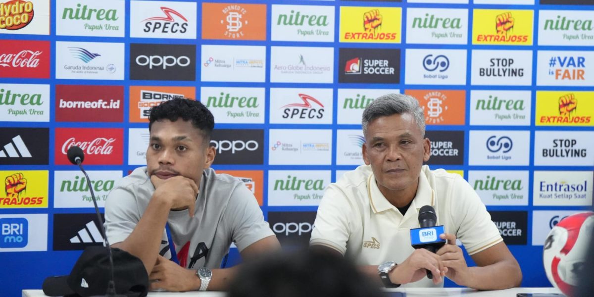 Konferensi pers kepala pelatih Malut United usai laga melawan Borneo FC (Istimewa)