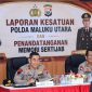 Kegiatan serah terima jabatan Kapolda Maluku Utara (Istimewa)