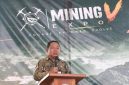 Sekda Ternate saat membuka Mining Expo ke-V (Tim)
