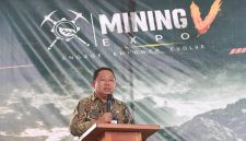 Sekda Ternate saat membuka Mining Expo ke-V (Tim)