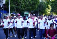 Jalan sehat bersama Wali Kota Tidore (Istimewa)