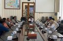 Rakor dipimpin Bupati Haltim, Ubaid Yakub (Istimewa)
