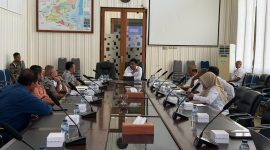 Rakor dipimpin Bupati Haltim, Ubaid Yakub (Istimewa)