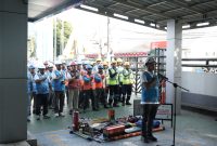 Apel Siaga Kelistrikan yang diikuti oleh seluruh karyawan dan staf PLN di Ternate (Istimewa)