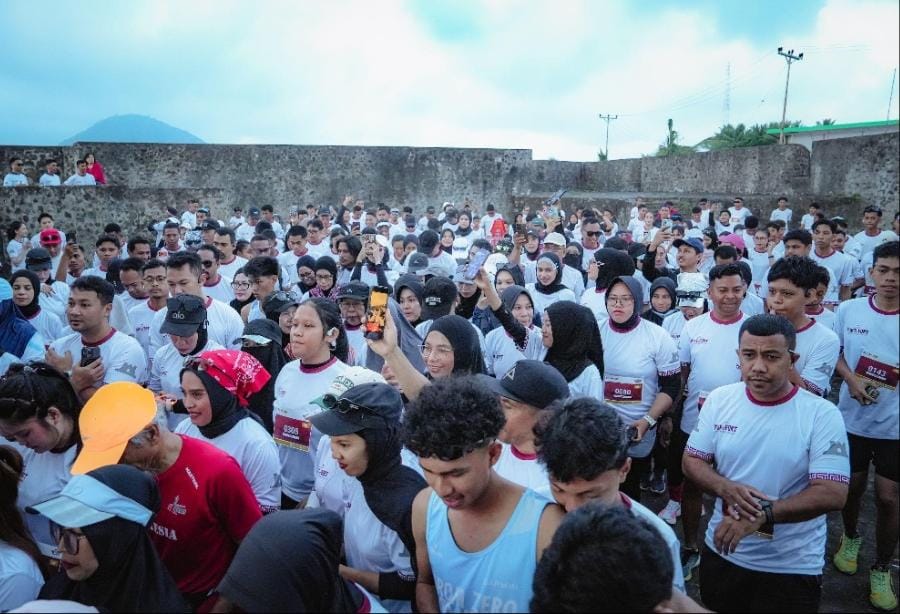 Ratusan pelari di ajang Fort to Fort Nusantara Jaya (Istimewa)