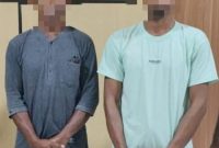 Dua tersangka yang menyerahkan diri (Istimewa)